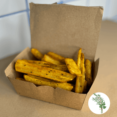 Картопля фрі хвиляста🍟, з часником🧄 і пряними травами